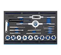 Draper Expert Combination Tap and Die Set - Metric and BSP in EVA Foam Insert Tray (22 Piece)