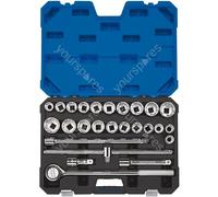 Draper Expert Combined MM/AF Socket Set, 3/4" Sq. Dr. (26 Piece)