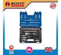 Draper Expert Combined MM-AF Socket Set, 3-8" Sq. Dr., Blue (41 Piece) 16465