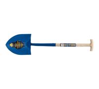 Draper Expert Solid Forged Contractors Round Mouth Shovel, No.2 with Ash Shaft and T-Handle