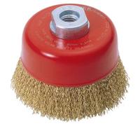 Draper Expert Crimped Wire Cup Brush, 80mm, M14 52636