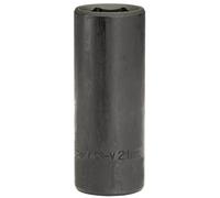 Draper Expert Deep Impact Socket Chrome Vanadium Steel 1/2" Square Drive 21mm