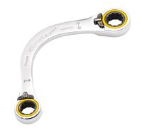 Draper Expert Hi-Torq® Double Ring Ratchet Half Moon Spanner 10 X 12Mm Pk 1 03933