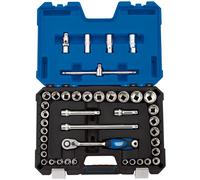 Draper Expert Draper Expert Combined MM/AF Socket Set, 1/2" Sq. Dr. (41 Piece)