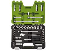 Draper Expert Draper Expert MM/AF Combined Socket Set 3/8" Square Drive Green