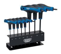 Draper Expert Draper Expert TX-STAR Soft Grip Metric T-Handle Key Set 8 Pieces