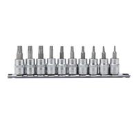 Draper Expert Draper TX-STAR Plus Socket Bit Set, 3/8" Sq. Dr., 48mm (10 Piece)