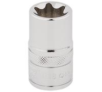 Draper Expert Draper TX-STAR Socket Chrome Vanadium Steel 1/2" Square Drive E18