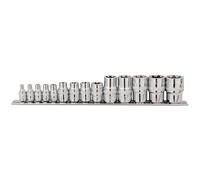Draper Expert Draper TX-STAR Socket Set, 1/4", 3/8" & 1/2" Sq. Dr. (14 Piece)