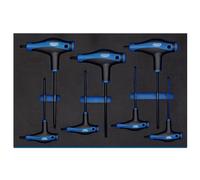 Draper Expert Draper TX-STAR T' Handle Key Set in 3/4 Drawer EVA Insert Tray (7 Piece)