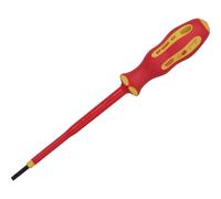 Draper Expert Ergo Plus VDE Insulated Parallel Slotted Screwdriver 3mm 100mm