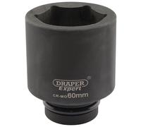 Draper Expert Deep Impact Socket 5157 - 60mm 1-inch Square Drive Hi-Torq 6-Point
