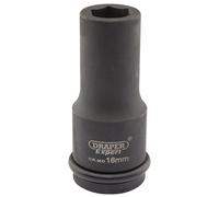 Draper Expert Expert HI-TORQ 6 Point Deep Impact Socket, 3/4" Sq. Dr., 18mm