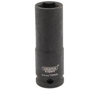 Draper Expert Expert HI-TORQ 6 Point Deep Impact Socket, 3/8" Sq. Dr., 14mm