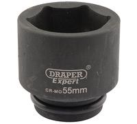 Draper Expert Expert HI-TORQ 6 Point Impact Socket, 3/4" Sq. Dr., 55mm
