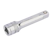 Draper Extension Bar 16725 - 3/8" Square Drive, Polished Chrome, 75mm, Blue