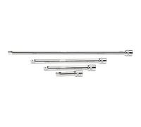 Draper Expert Extension Bar Set 1/4" Square Drive Polished Chrome 4 Pieces