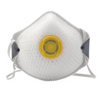 Draper Expert FFP3 NR Moulded Dust Safety Masks Flexible PE Mesh Shell 2-Pack
