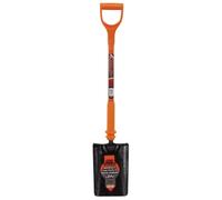 Draper 75173 Expert Trenching Shovel Fully Insulated and Solid Forged, Orange,Black