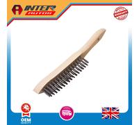 Draper Expert Heavy Duty 3 Row Wire Scratch Brush, 310mm 31548