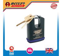 Draper Expert Heavy Duty Padlock and 2 Keys with Shrouded Shackle, 50mm 64197 64