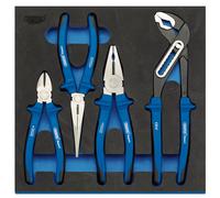 Heavy Duty Plier Set in 1/2 Drawer EVA Insert Tray (4 Piece)