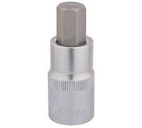 Draper Expert Hexagonal Socket Bits Chrome Plated 1/2" Square Drive 12mm