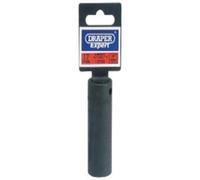 Draper Expert HI-TORQ 1/2" 15mm Deep Impact Socket | 6 Point Hex Socket | Chrome Vanadium Steel Wrench Accessory | 14101