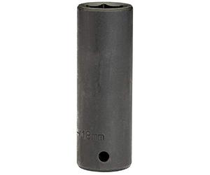 Draper Expert HI-TORQ 1/2" 18mm Deep Impact Socket | 6 Point Hex Socket | Chrome Vanadium Steel Wrench Accessory | 14102