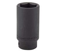 Draper Expert HI-TORQ 1/2" 30mm Deep Impact Socket | 6 Point Hex Socket | Chrome Vanadium Steel Wrench Accessory | 30870