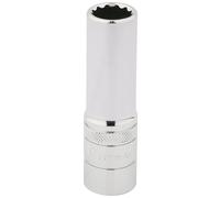 Draper Expert HI-TORQ 12 Point Deep Socket, 1/2" Sq. Dr., 14mm