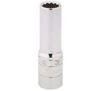 Draper Expert HI-TORQ 12 Point Deep Socket 1/2" Square Drive Hardened 13mm