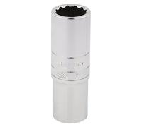 Draper Expert HI-TORQ 12 Point Deep Socket 1/2" Square Drive Hardened 18mm