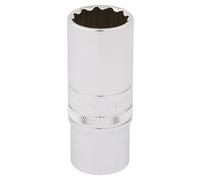 Draper Expert HI-TORQ 12 Point Deep Socket Hardened 3/8" Square Drive 19mm