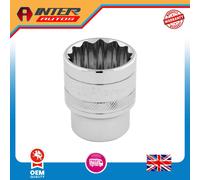 Draper Expert HI-TORQ® 12 Point Socket, 1-2" Sq. Dr., 27mm 33442