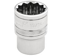 Draper Expert HI-TORQ 12 Point Socket 3/8" Square Drive Polished Finish 13/16"