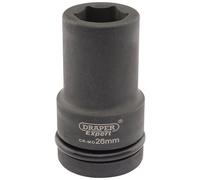 Draper Expert HI-TORQ 6 Point Deep Impact Socket 1" Square Drive 26mm Hand Tool