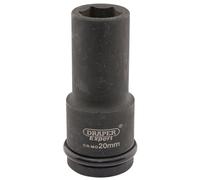 Draper Expert HI-TORQ 6 Point Deep Impact Socket 3/4" Drive 20mm Hand Tool