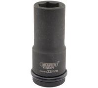 Draper Expert Impact Socket 5054 - 22mm, 3/4-inch Square Drive, Hi-Torq 6-Point Deep