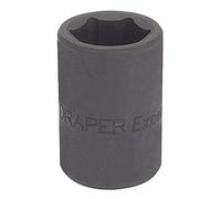 Draper Expert HI-TORQ® 6 Point Impact Socket | 1/2" Square Drive 17mm Deep Spark Plug Socket | 28496