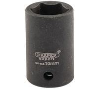 Draper Expert HI-TORQ 6 Point Impact Socket 1/4" Square Drive 10mm Hand Tool