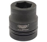 Draper Expert HI-TORQ 6 Point Impact Socket 1" Square Drive 27mm Hand Tool