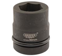 Draper Expert HI-TORQ 6 Point Impact Socket 1" Square Drive 30mm Hand Tool