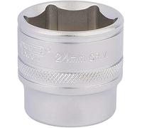 Draper HI-TORQ® 6 Point Deep Socket, 3/8"" Sq. Dr., 24mm