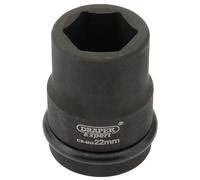Draper Expert HI-TORQ 6 Point Impact Socket Hardened 3/4" Square Drive 22mm