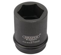 Draper Expert HI-TORQ 6 Point Impact Socket Hardened 3/4" Square Drive 27mm