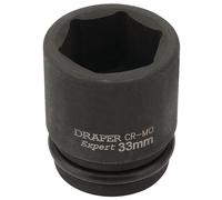 Draper Expert HI-TORQ 6 Point Impact Socket Hardened 3/4" Square Drive 33mm