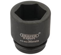 Draper Expert HI-TORQ 6 Point Impact Socket Hardened 3/4" Square Drive 36mm