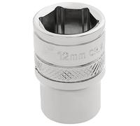 Draper Expert HI-TORQ 6 Point Socket 1/4" Square Drive Polished Finish 12mm