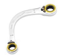 Draper Expert Hi Torq Double Ring Ratchet Half Moon Spanner 10mm x 12mm